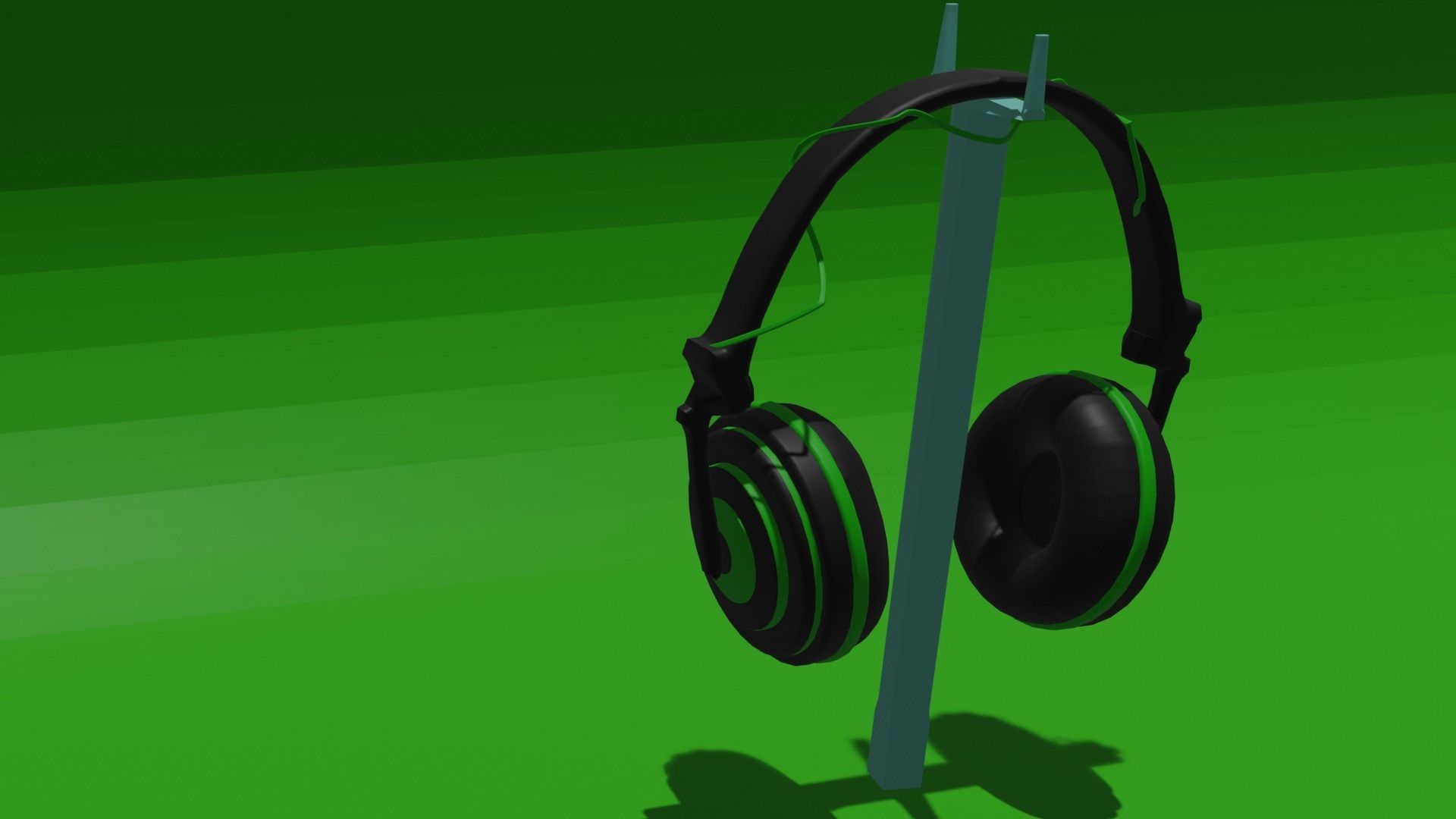 Headphone for gaming 3D model