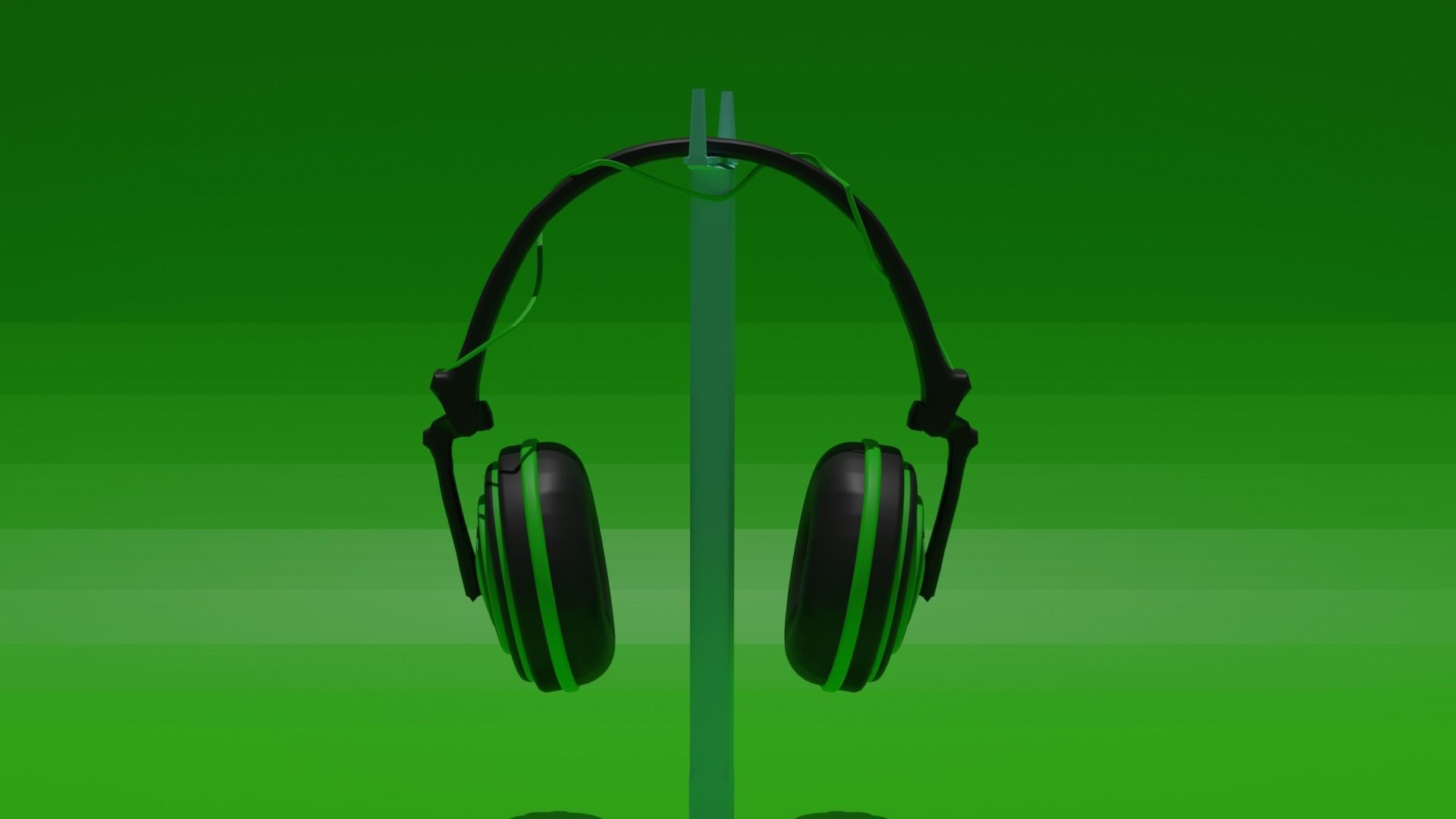 Headphone for gaming 3D model