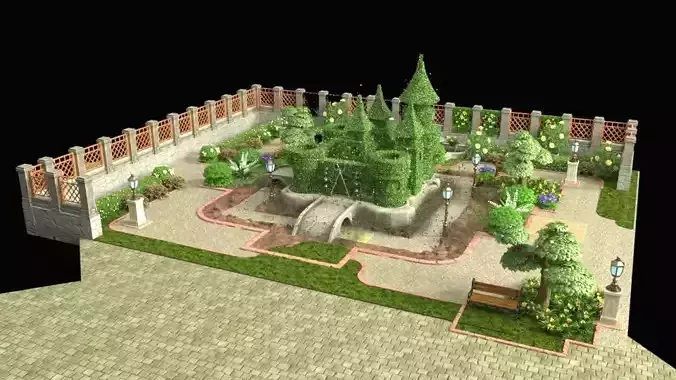 Castle garden