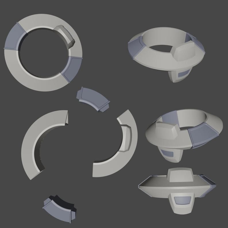 Viper cosplay full kit from Valorant for 3d printing  3D print model_9