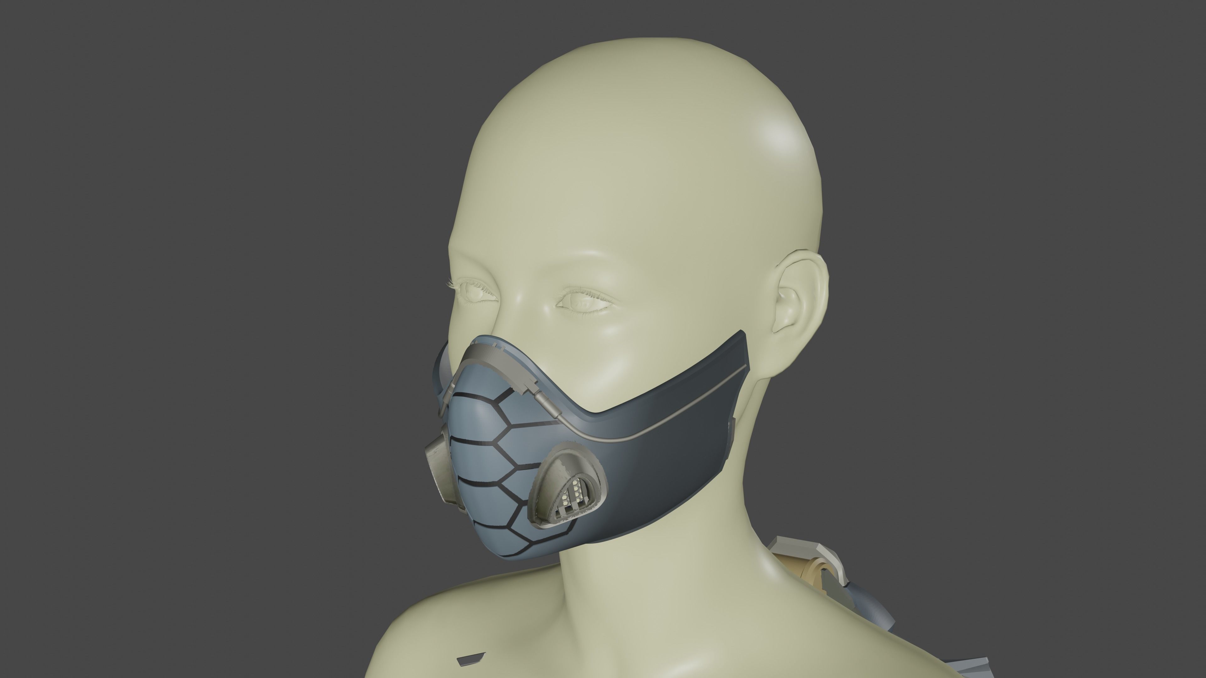 Viper cosplay full kit from Valorant for 3d printing  3D print model_4