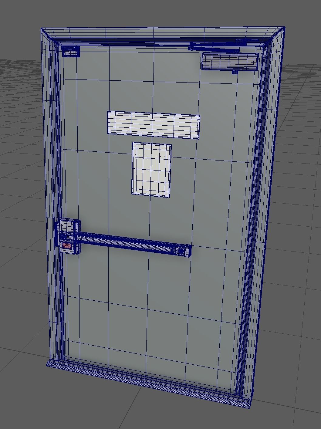 DoorA high-poly model t door 3D model_2