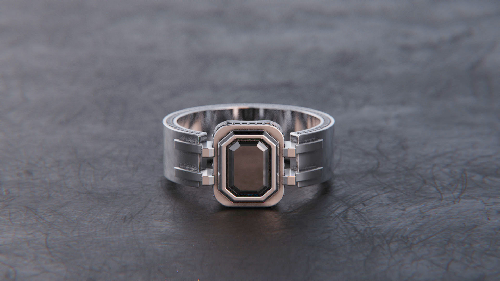 mens ring 3D print model_9