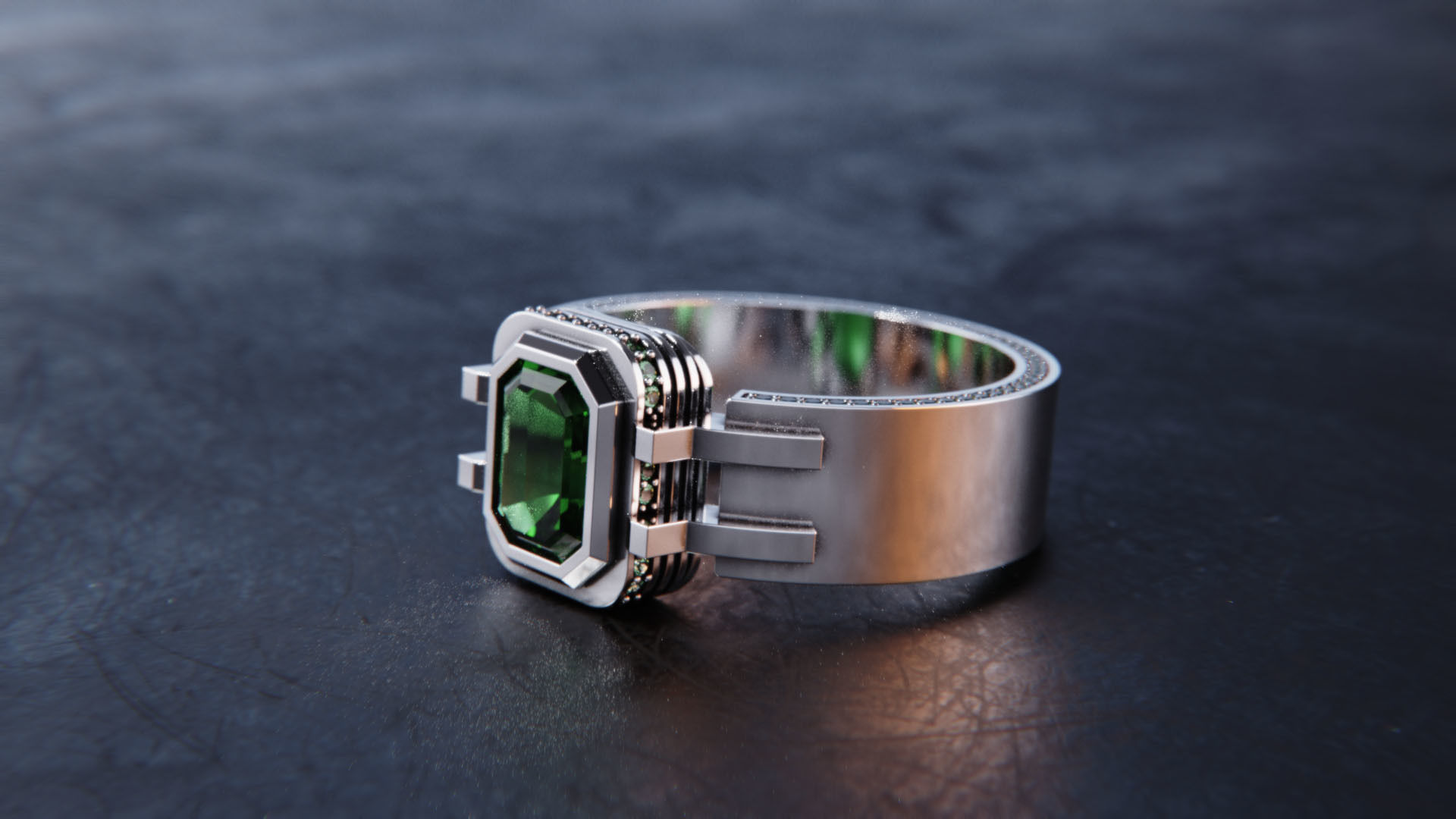 mens ring 3D print model_1