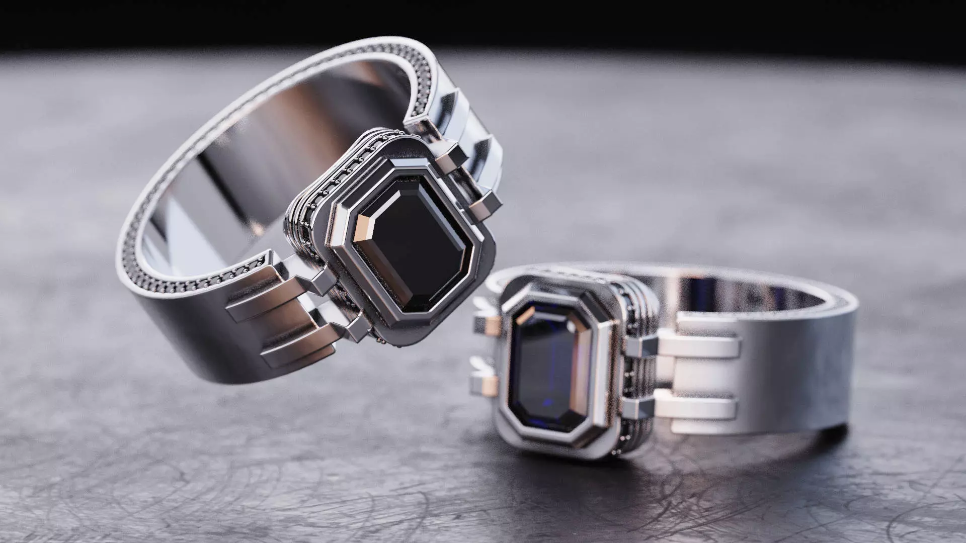 mens ring 3D print model_0