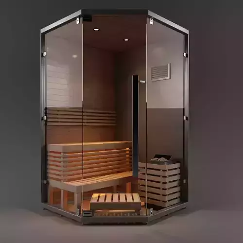 Sauna Cabinet 3D model