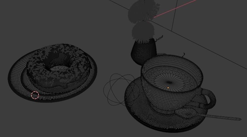 Cafe Assets Free 3D model_7