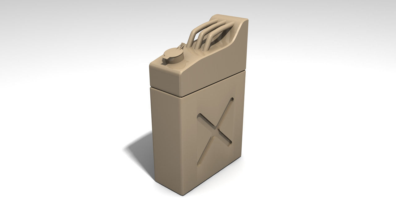 Jerry Can Free low-poly 3D model_3