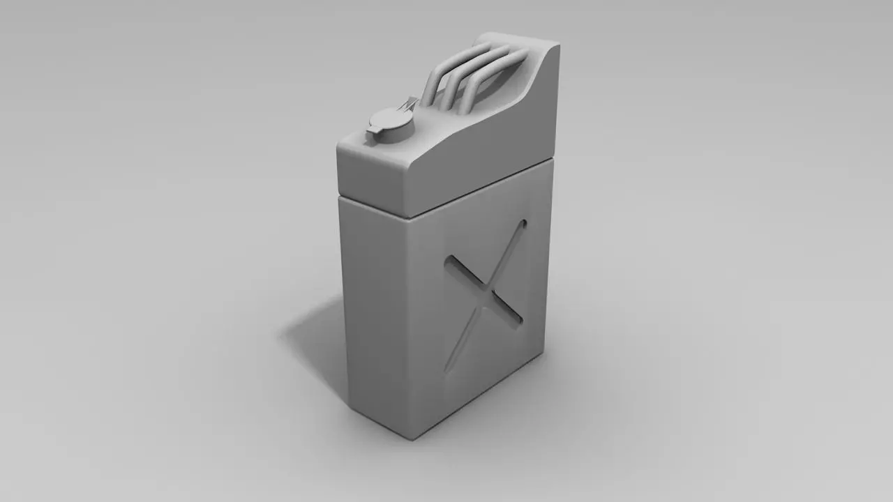 Jerry Can Free low-poly 3D model_0