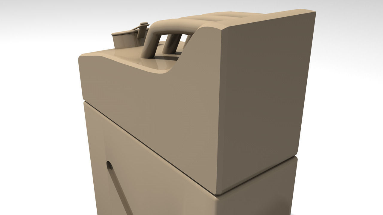 Jerry Can Free low-poly 3D model_2