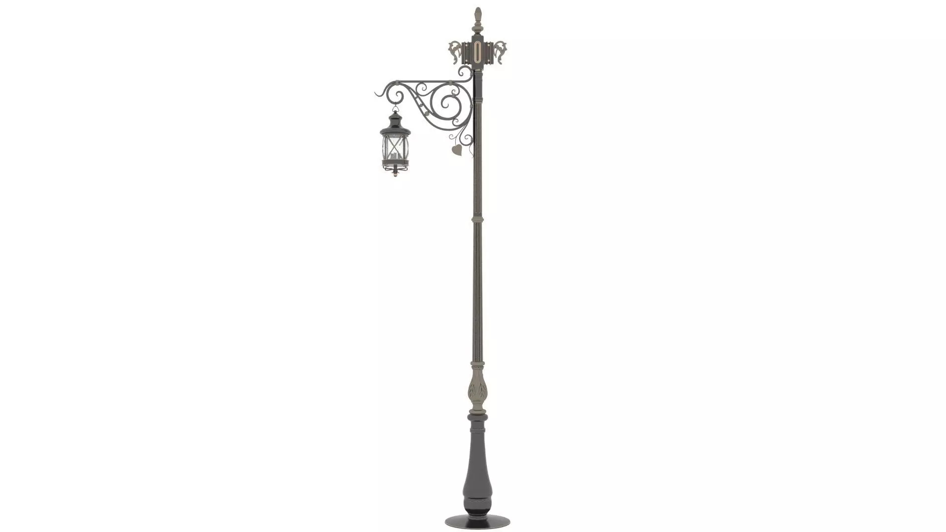 Vintage Street Light 3D model 3D model