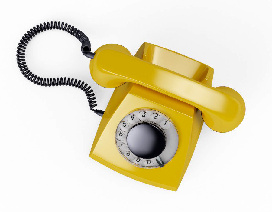 Retro Telephone TAH 70-5 3D model Low-poly 3D model_8