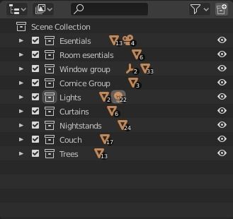Contemporary Bedroom 3D model_8