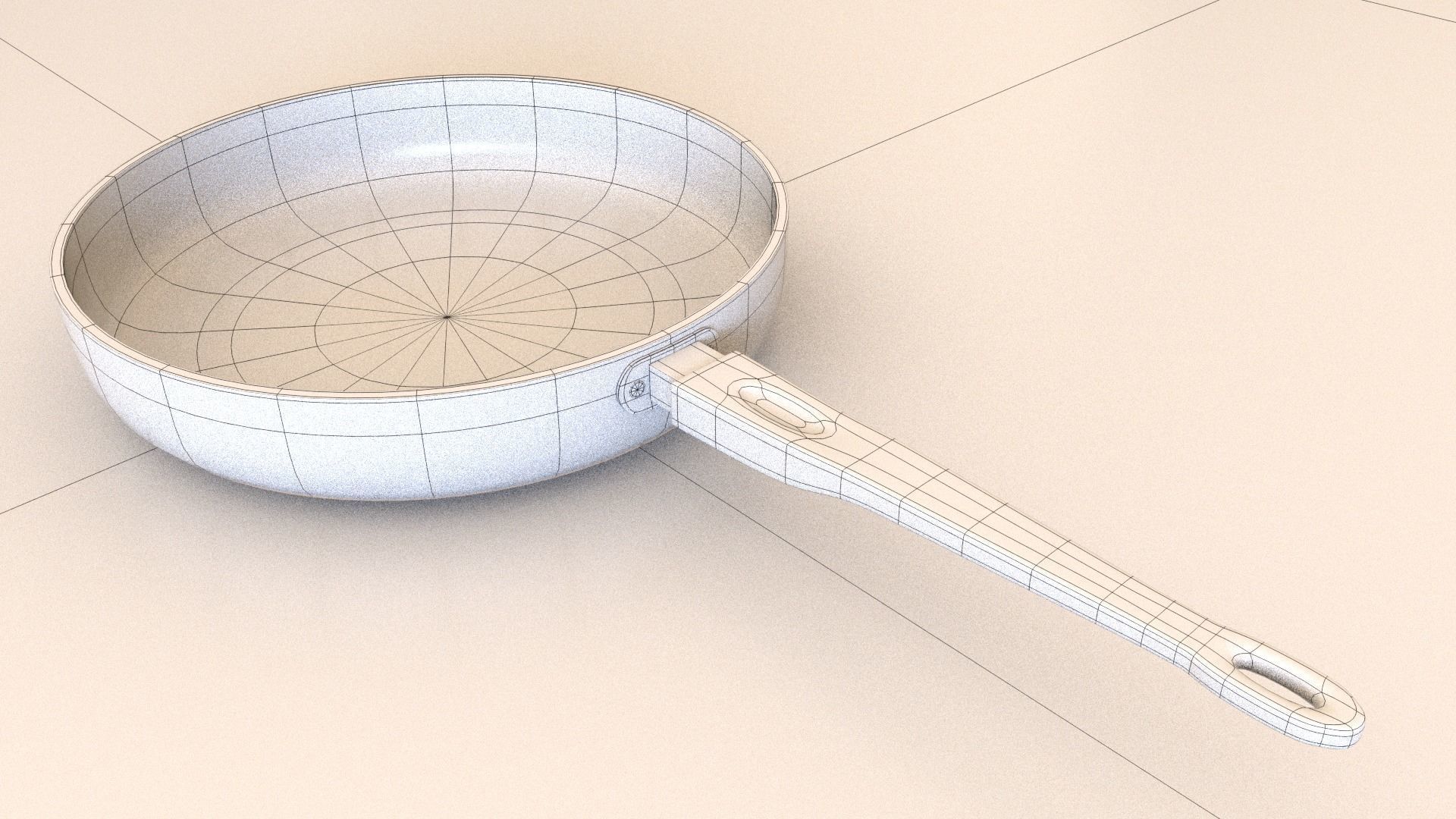 Pan 3D Model Low-poly 3D model_6