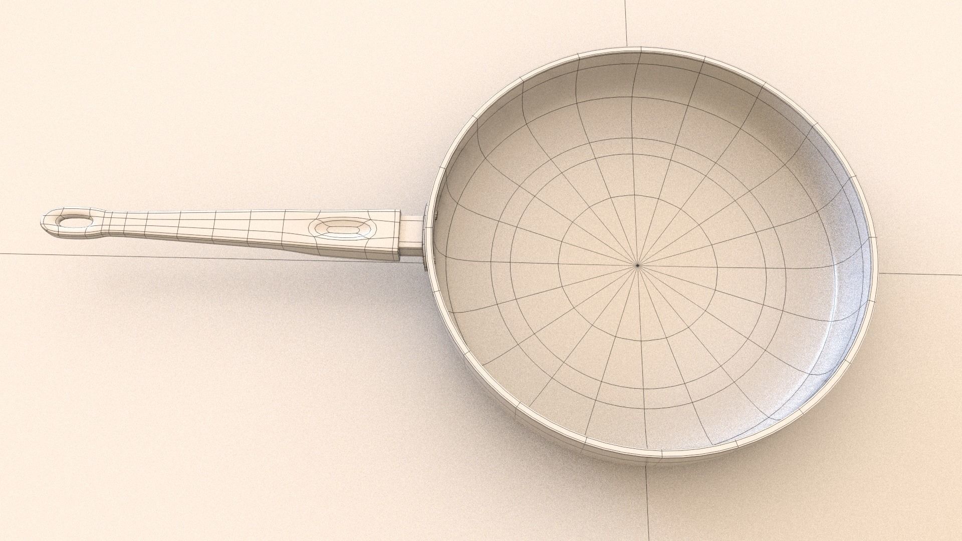 Pan 3D Model Low-poly 3D model_7