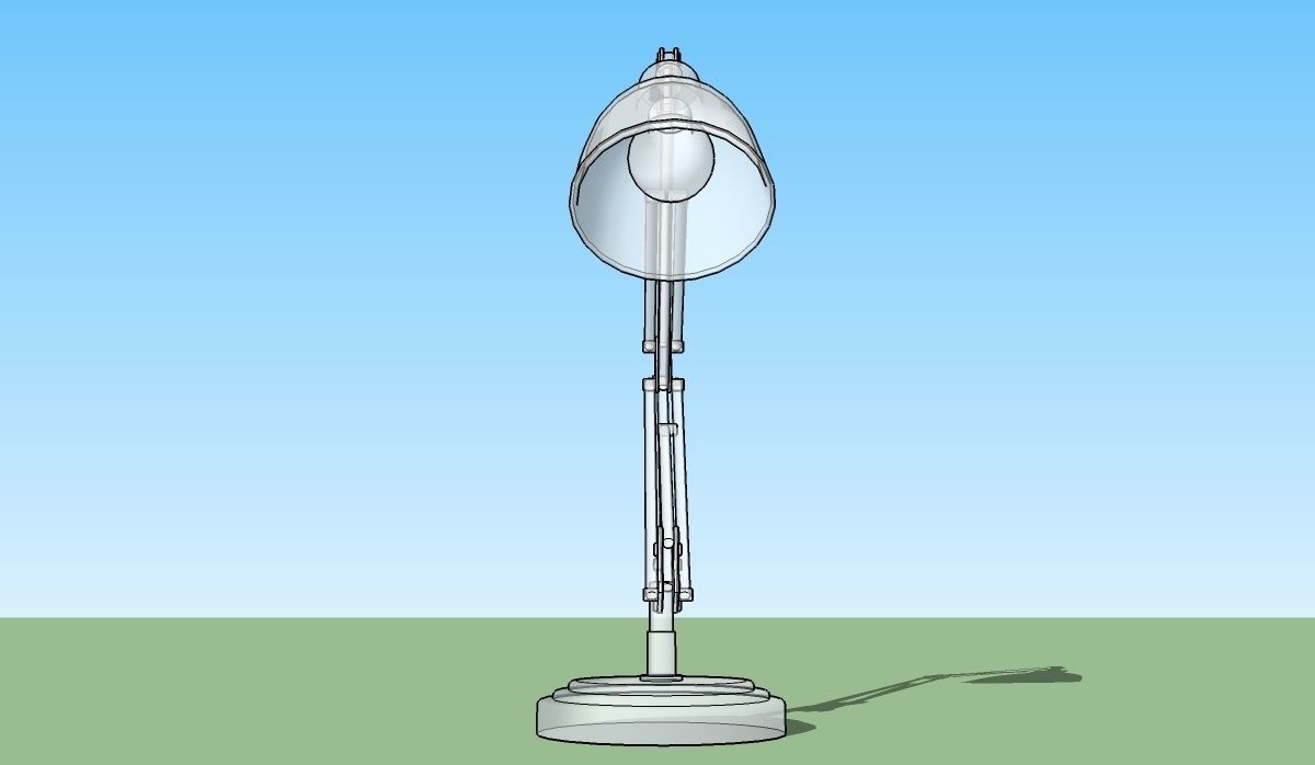 Table lamp 3D model_4