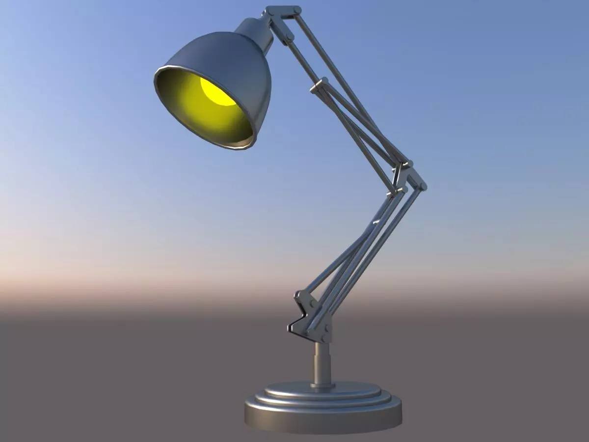 Table lamp 3D model_0