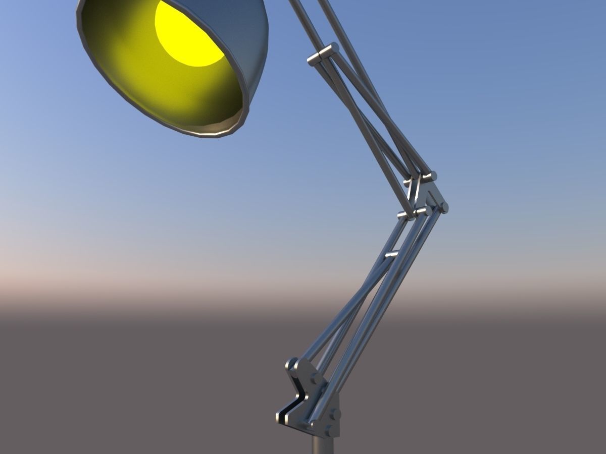 Table lamp 3D model_2
