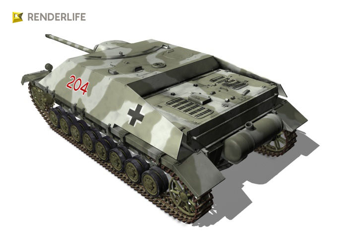 Jagdpanzer IV 3D model_4