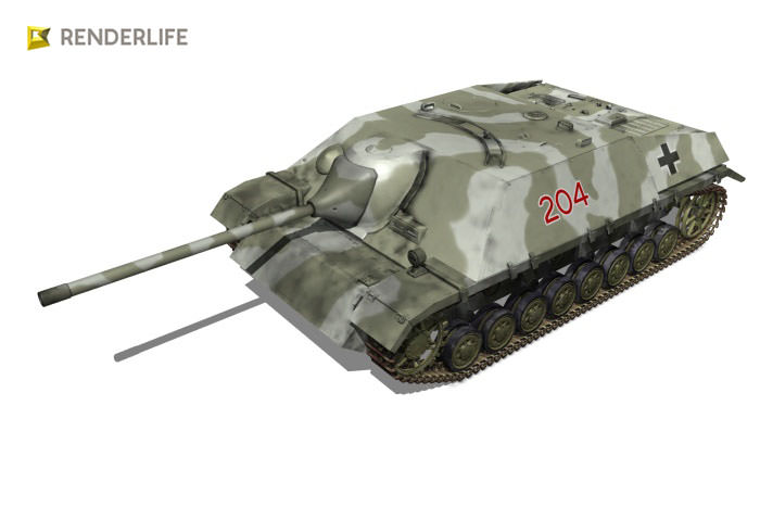 Jagdpanzer IV 3D model_6