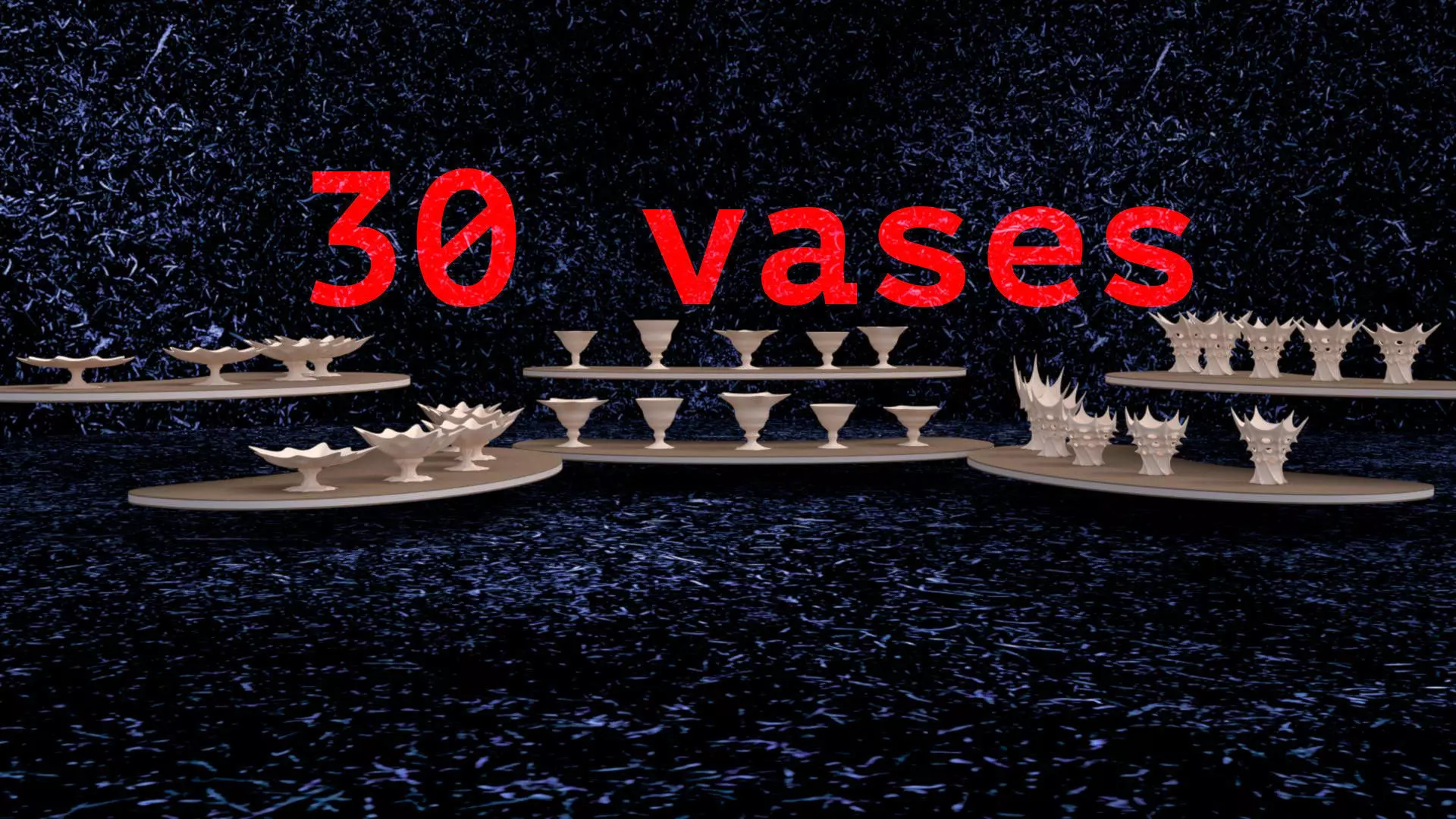 30 models of vases 3D model_0