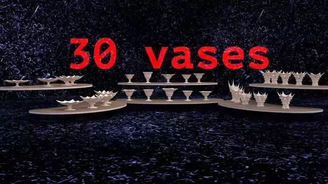 30 models of vases