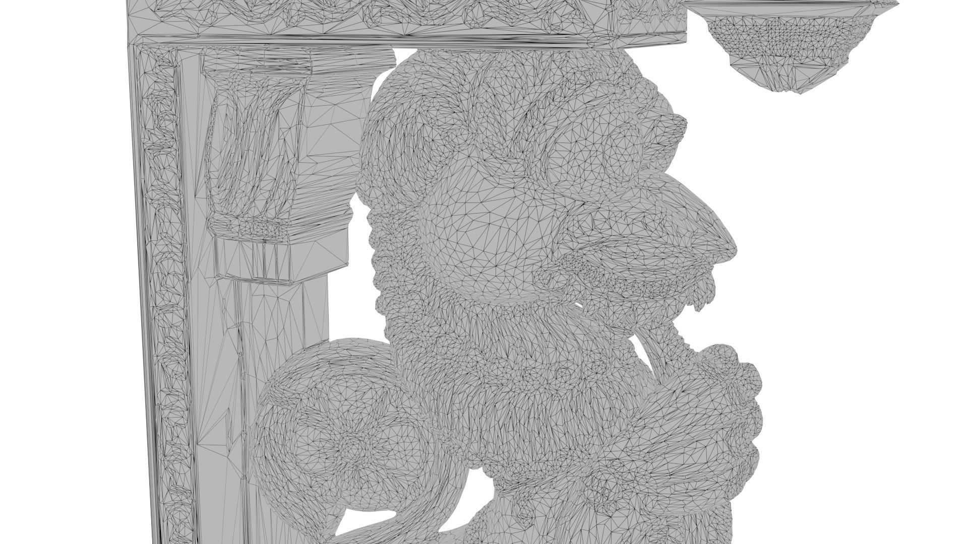 Yazhi Sculpture Pillar 3D model_10