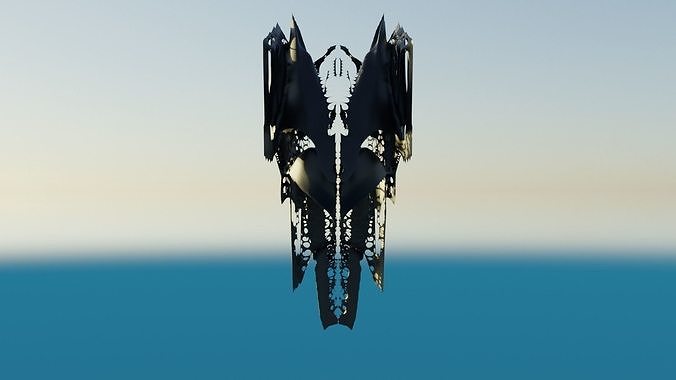 scary crown Free 3D model