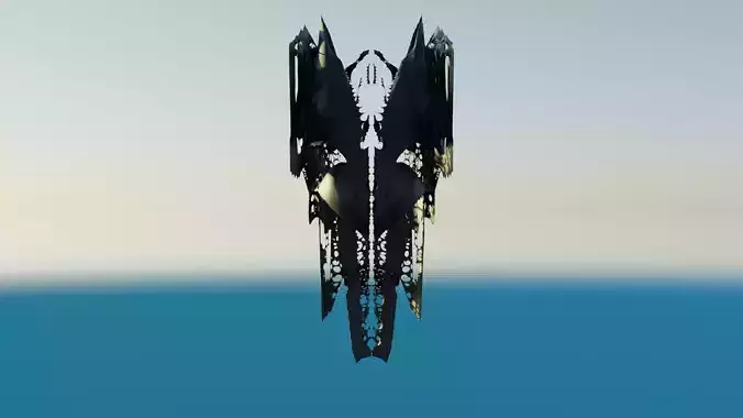 scary crown Free 3D model