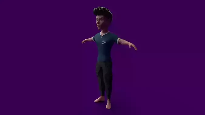 Stylized Lowpoly character