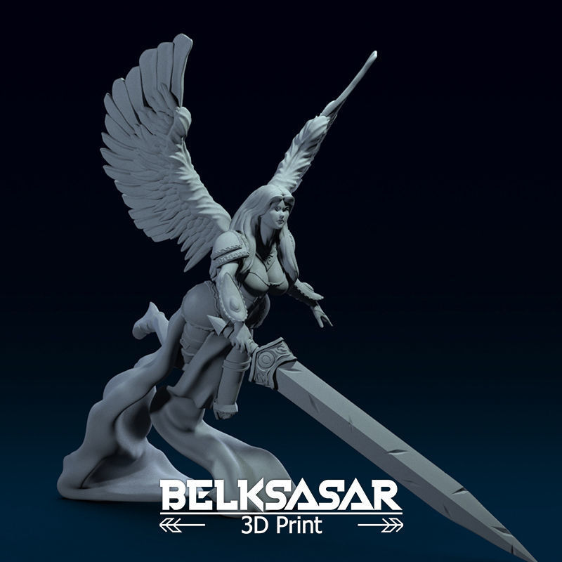 Akroma Angel of Wrath 3D print model_1
