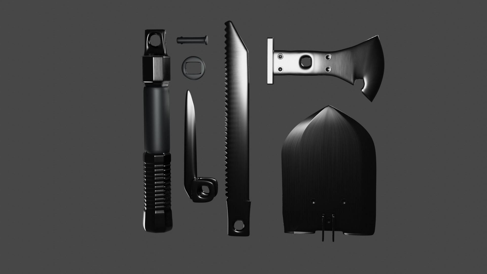 Military tools 3D model_5