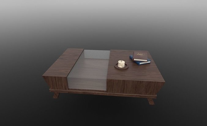 Coffee Table PBR and VRAY ready Low-poly Low-poly 3D model