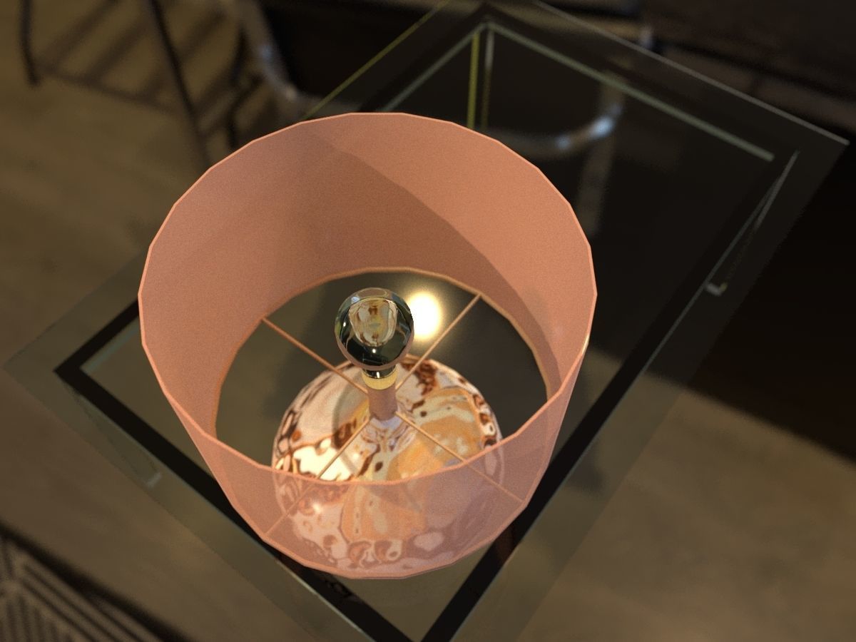 Table lamp 3D model_1