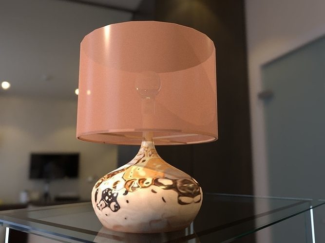 Table lamp 3D model