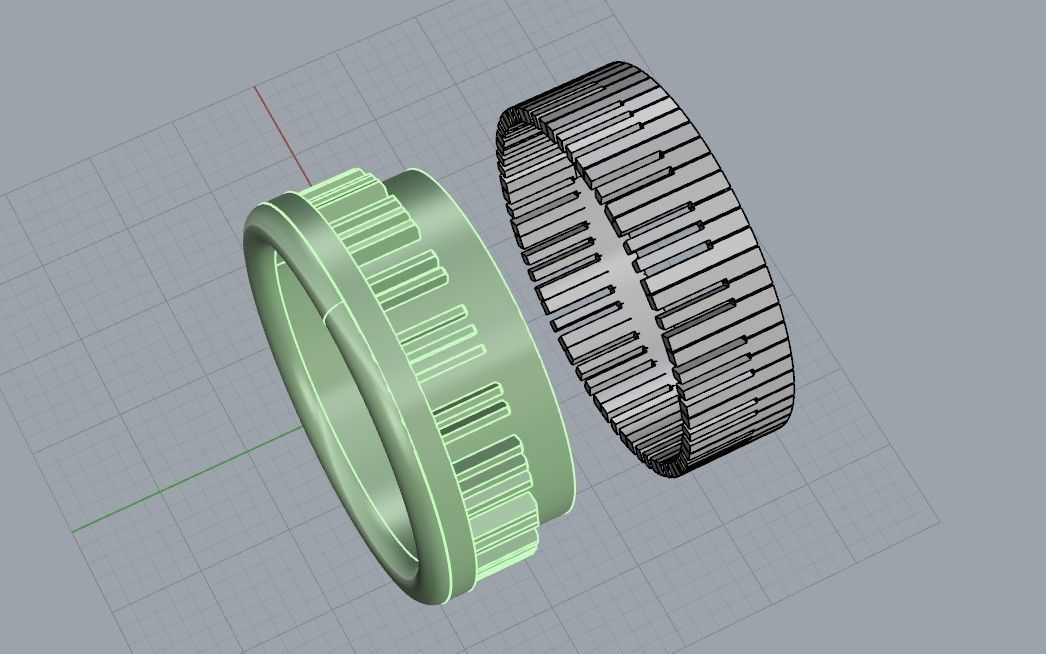 piano ring jewelry model 3D print model_1