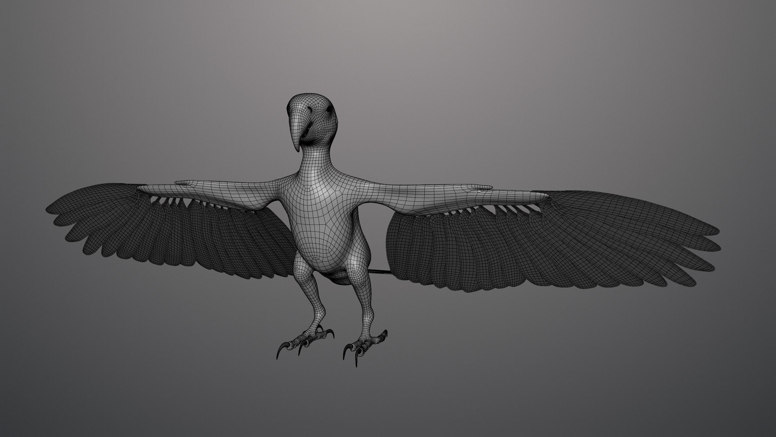 Realistic 3D model of Macaw with texture pack 3D model_10