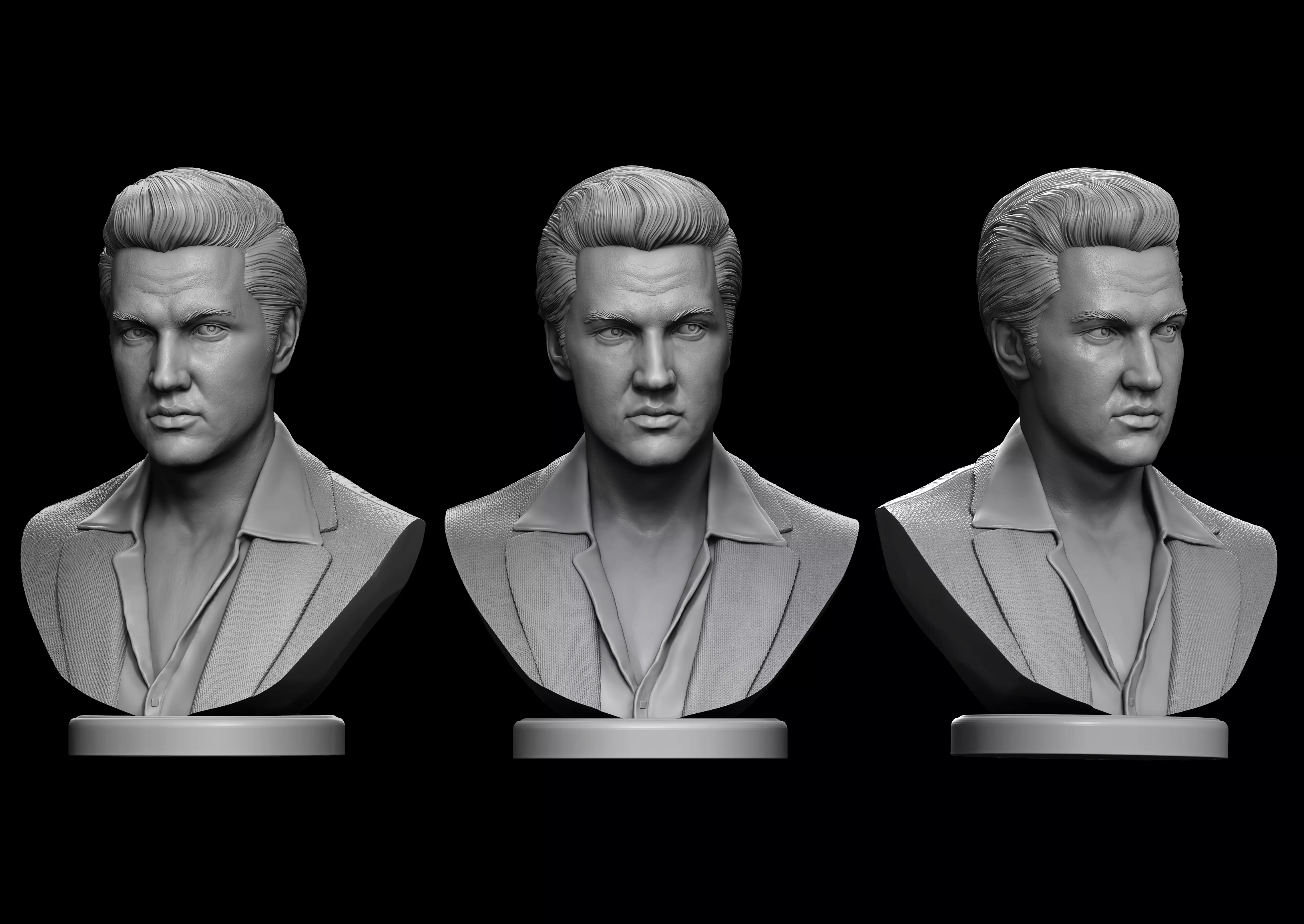 Elvis Presley 3D print model_0