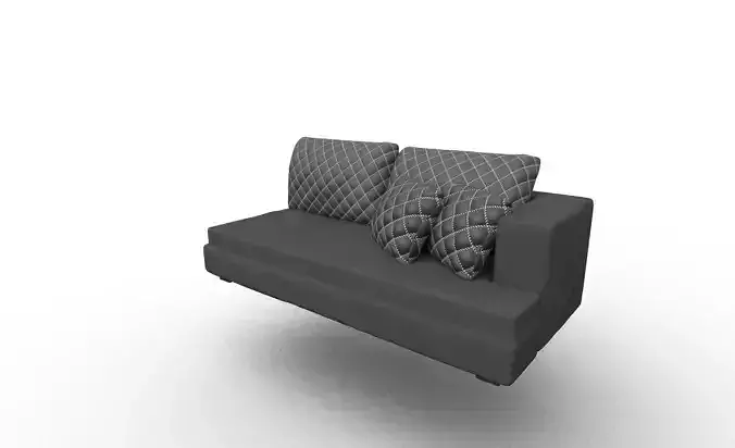 Sofa  - PBR and VRAY 3D model