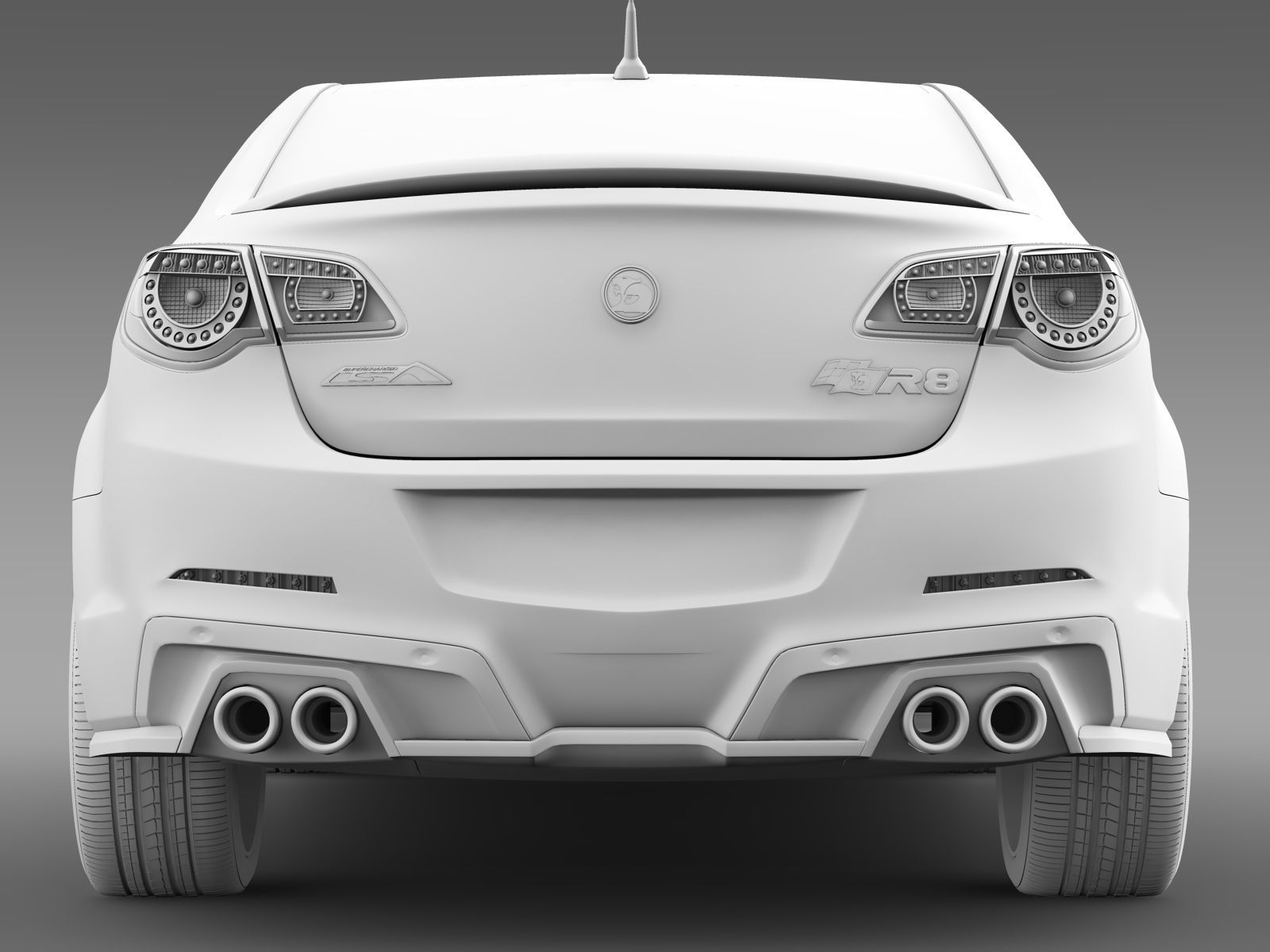 HSV Clubsport R8 Gen F2 2017 3D model_12