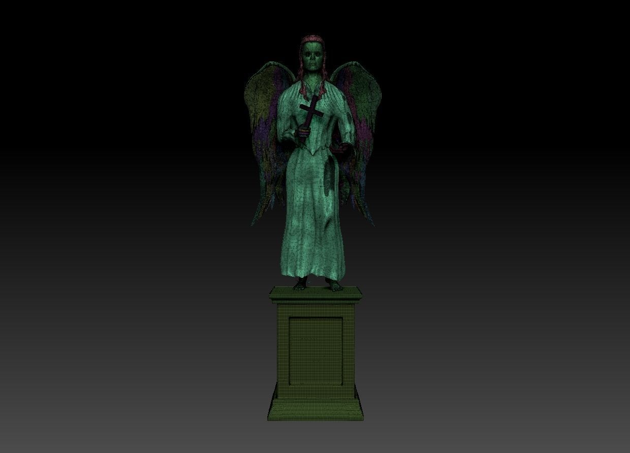 Angel Woman 3D model_1
