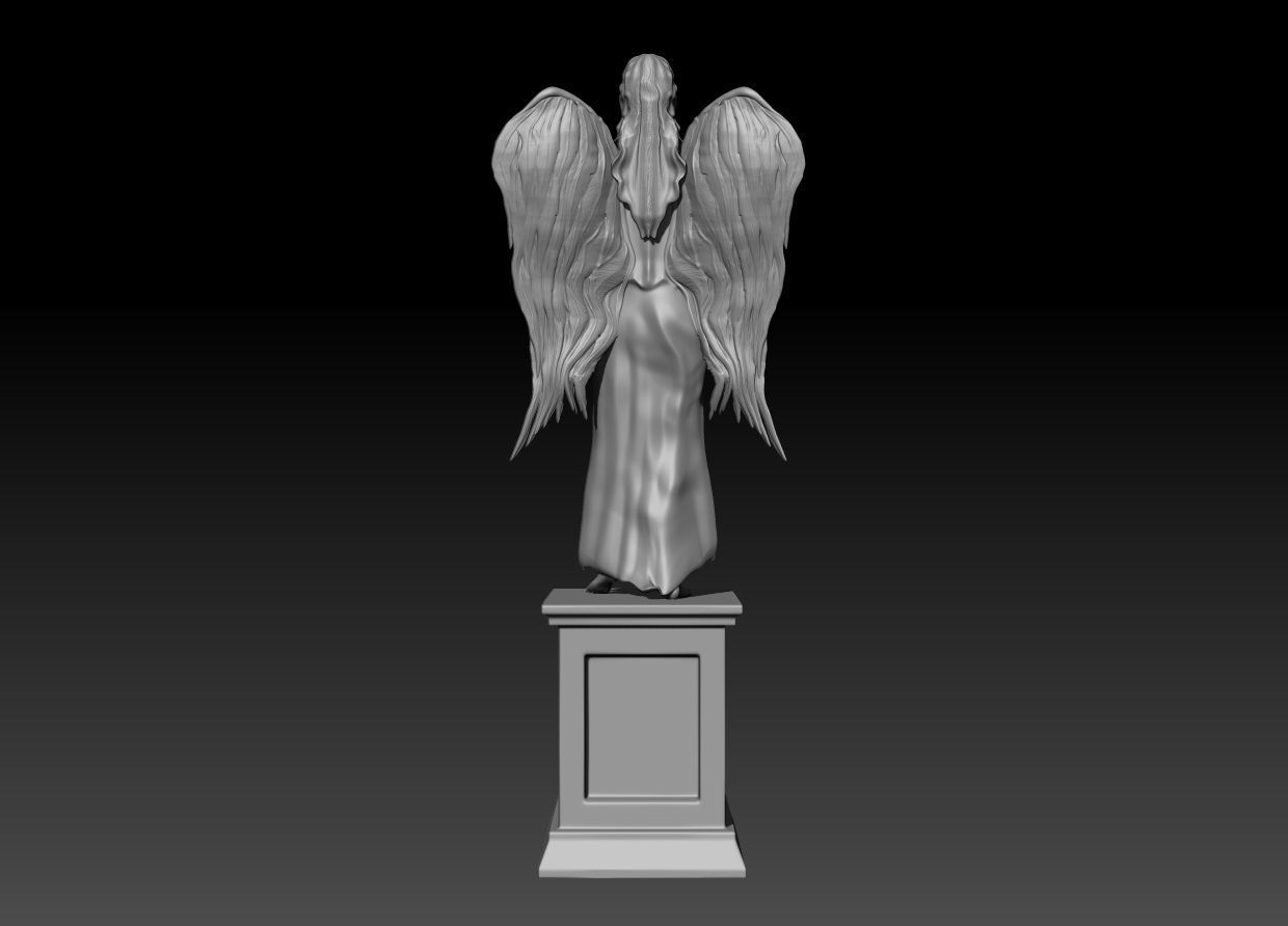 Angel Woman 3D model_8