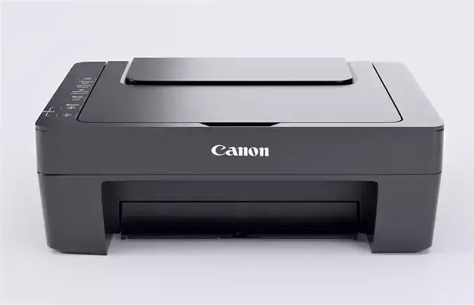 Canon Paper Printer - Solid Ink Low-poly 3D model