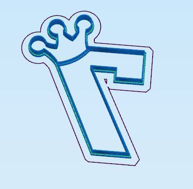 Numbers with Crown Cookie Cutter Set 3D print model_9