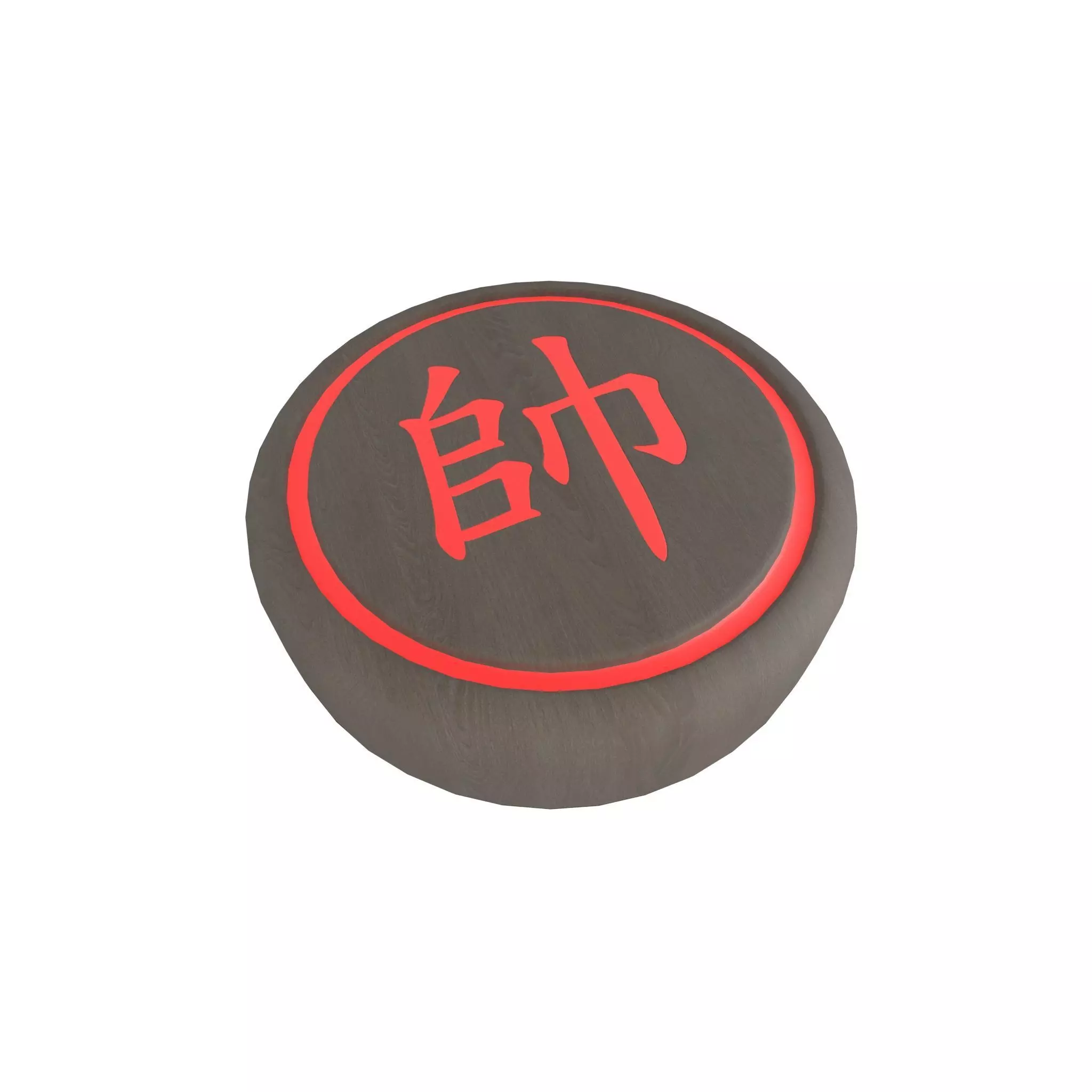 Chinese Chess General v1 002 Low-poly 3D model_0