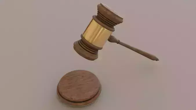 Auction mallet 3D Model