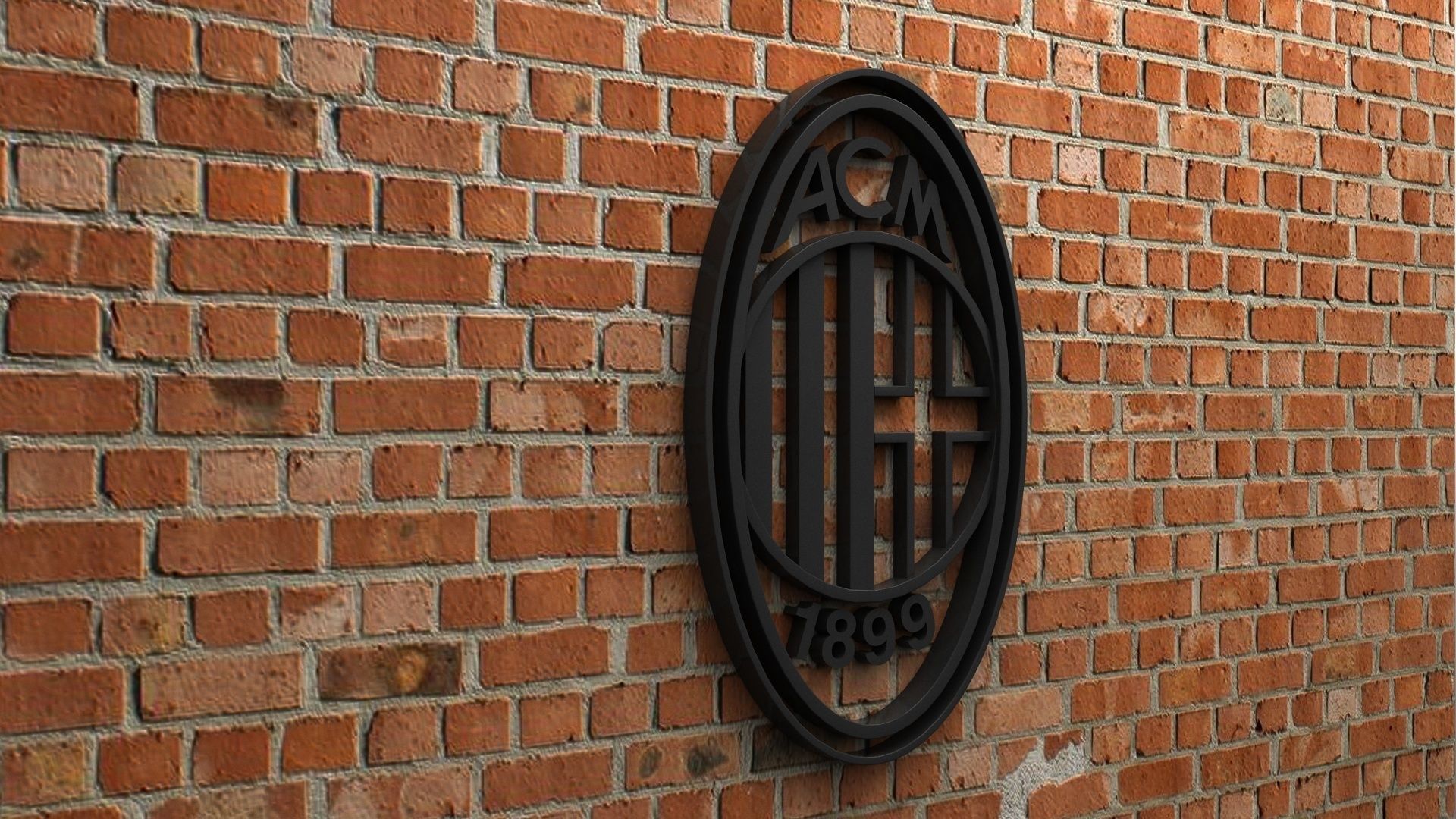 AC Milan Logo 3D print model_1