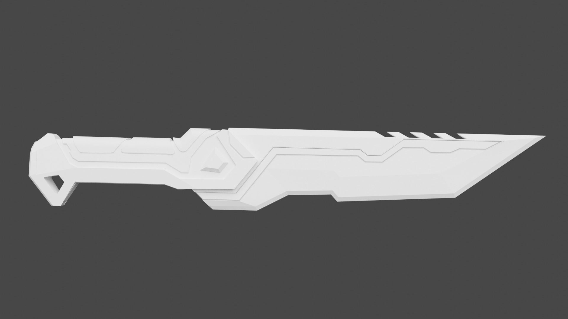 GlitchPop Dagger - Valorant - DIGITAL STL FILE 3D print model_3
