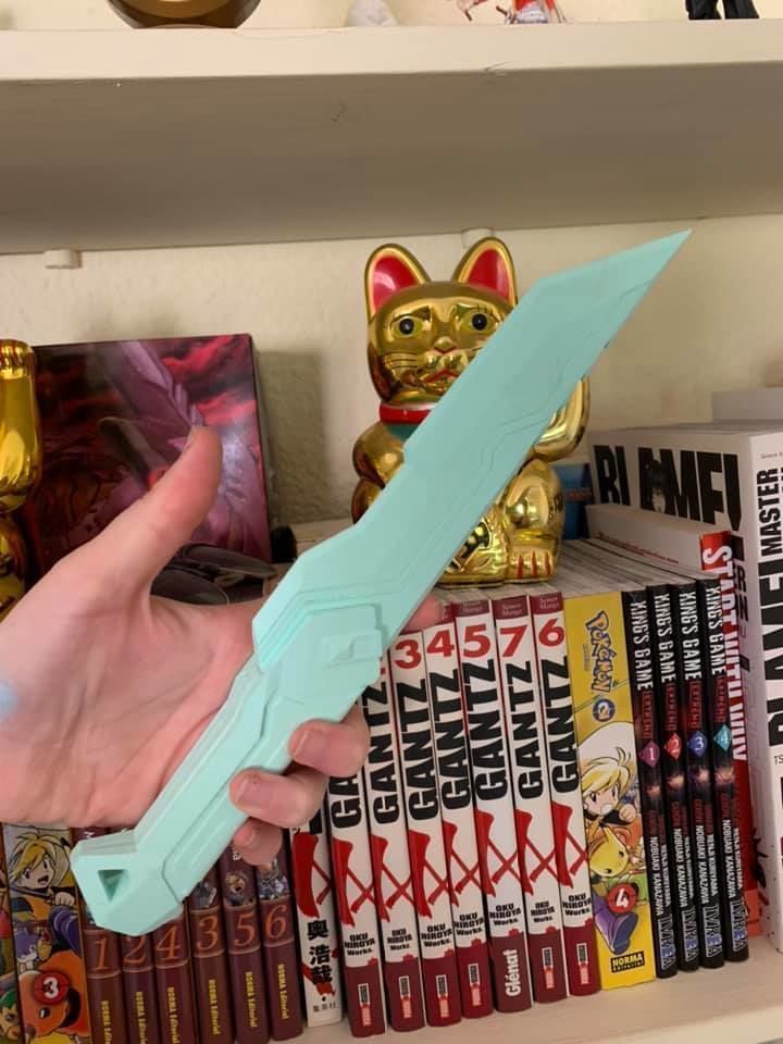 GlitchPop Dagger - Valorant - DIGITAL STL FILE 3D print model_4