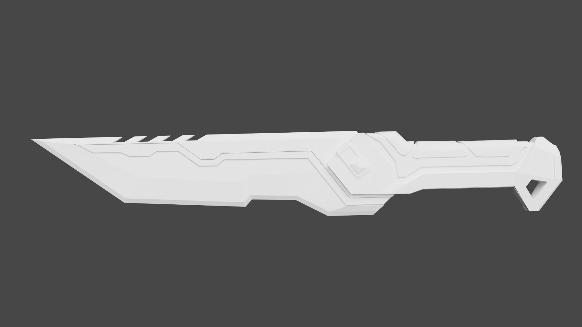 GlitchPop Dagger - Valorant - DIGITAL STL FILE 3D print model_2